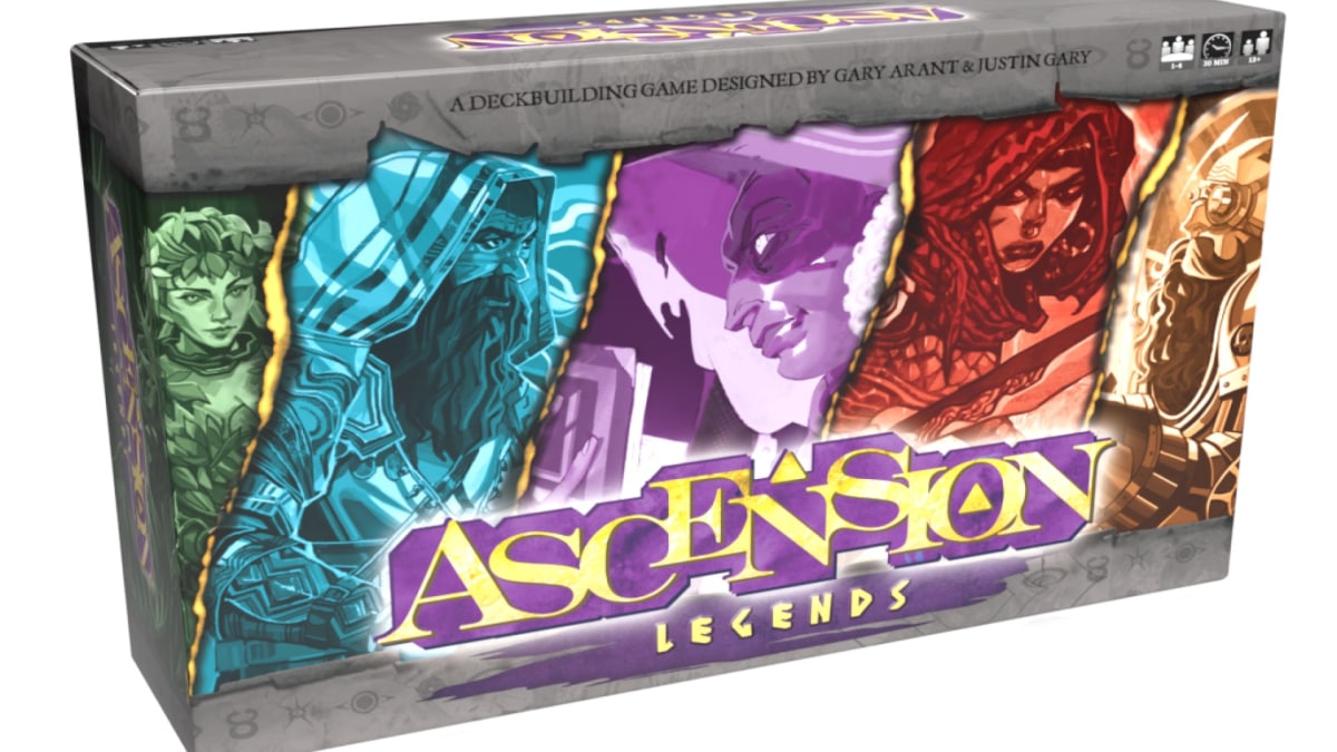 Promotional box art of Ascension Legends on a white background