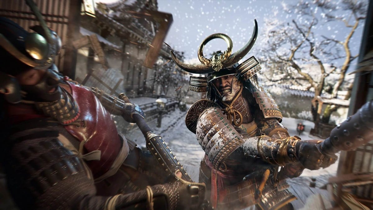 Yasuke hitting an opponent in Assassin's Creed Shadows