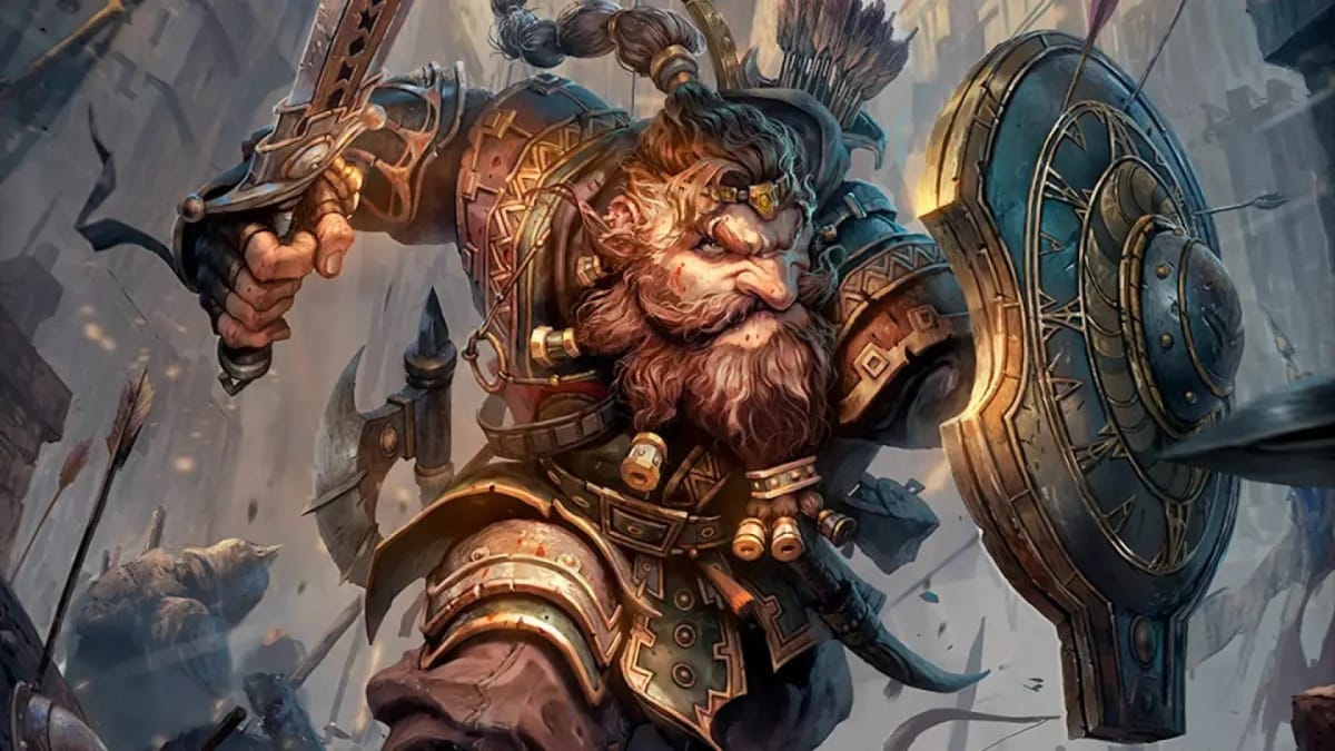 Dwarf artwork from the D&D 2024 PHB by Nestor Ossandón