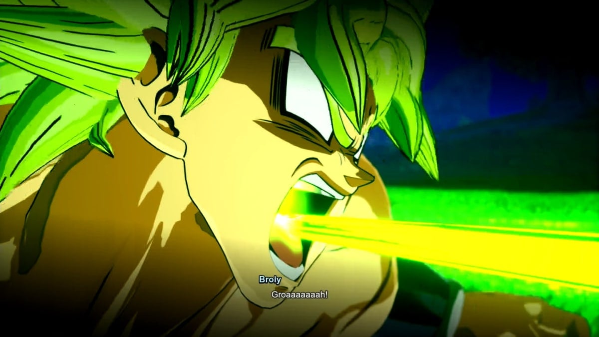 Broly uses his ultimate in Dragon Ball: Sparking! Zero