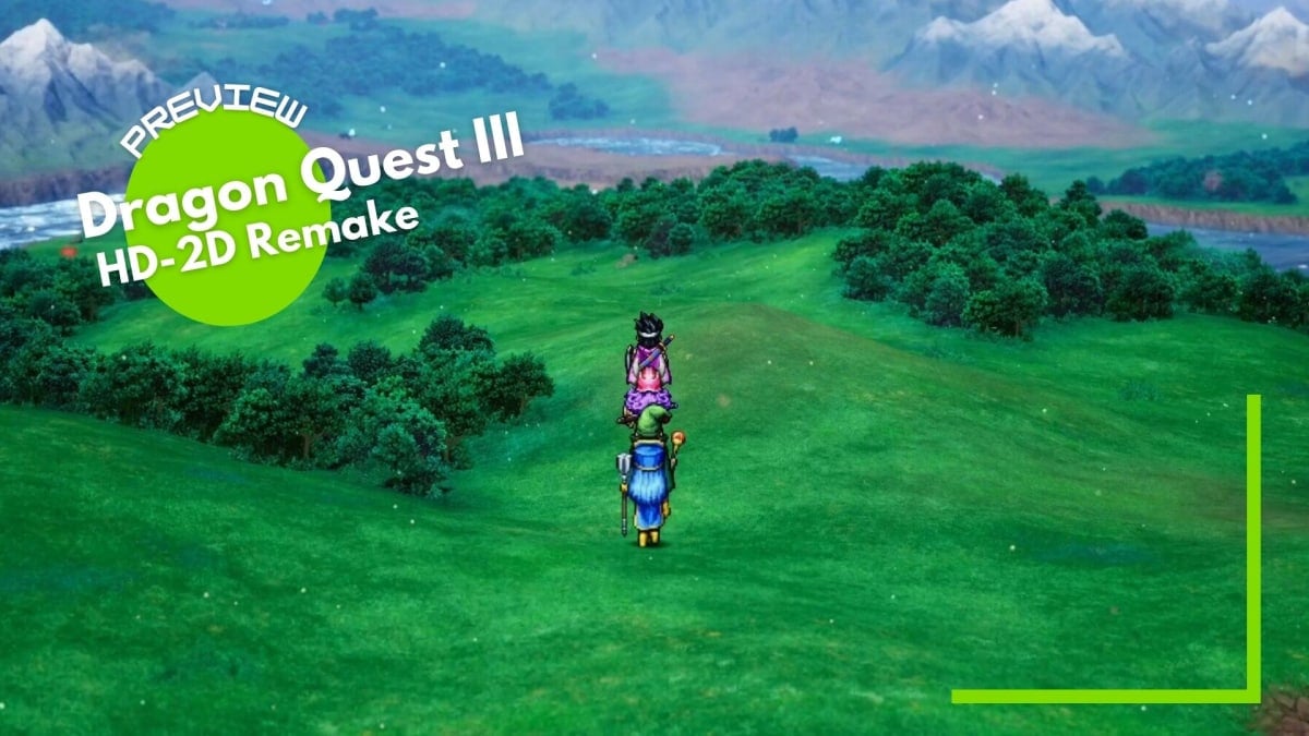 Header image for Dragon Quest III HD-2D Remake by Square Enix. 