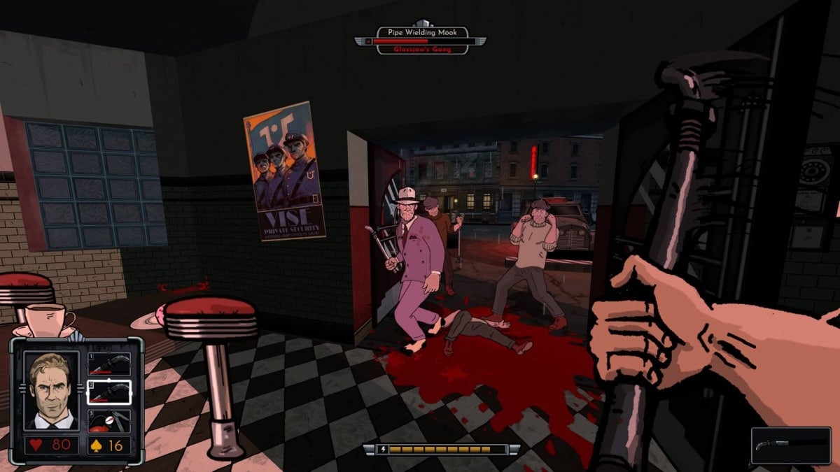 A screenshot from Fallen Aces