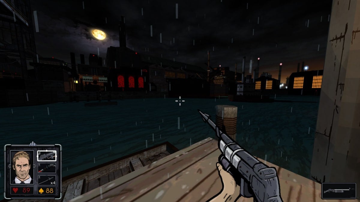 A look at the harpoon gun from Fallen Aces