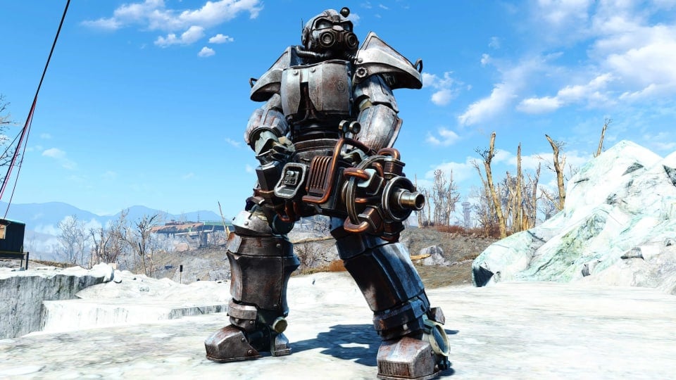 Some of the new gear created for the Fallout 4 charity mod Shady Motives