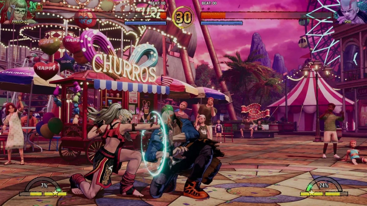 Preecha fights Vox in Fatal Fury: City of the Wolves