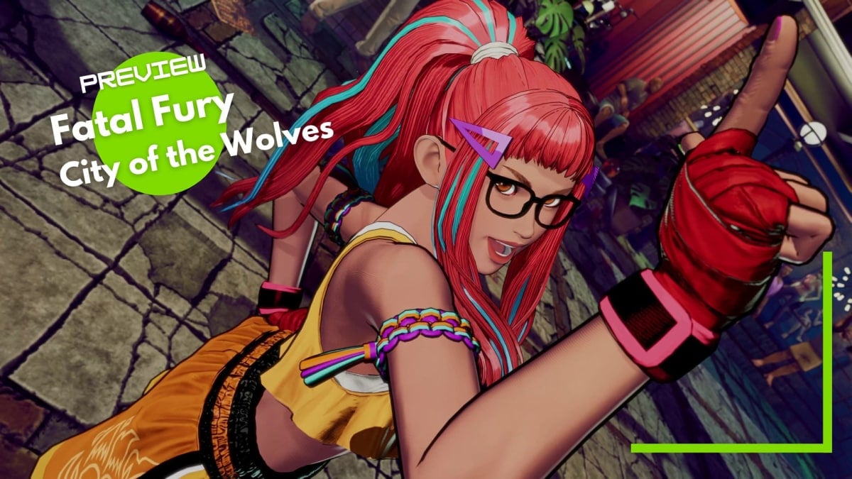 Preecha does her entrance pose in Fatal Fury: City of the Wolves