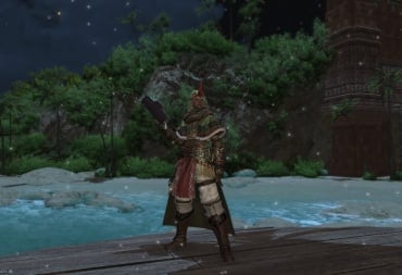 Character wearing level 100 Summoner gear, with a beach backdrop.