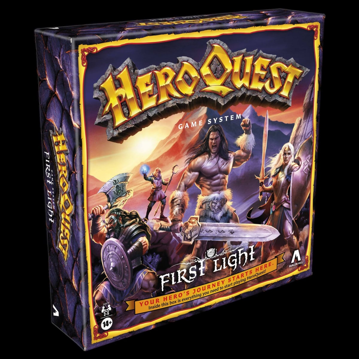 The HeroQuest First Light box art