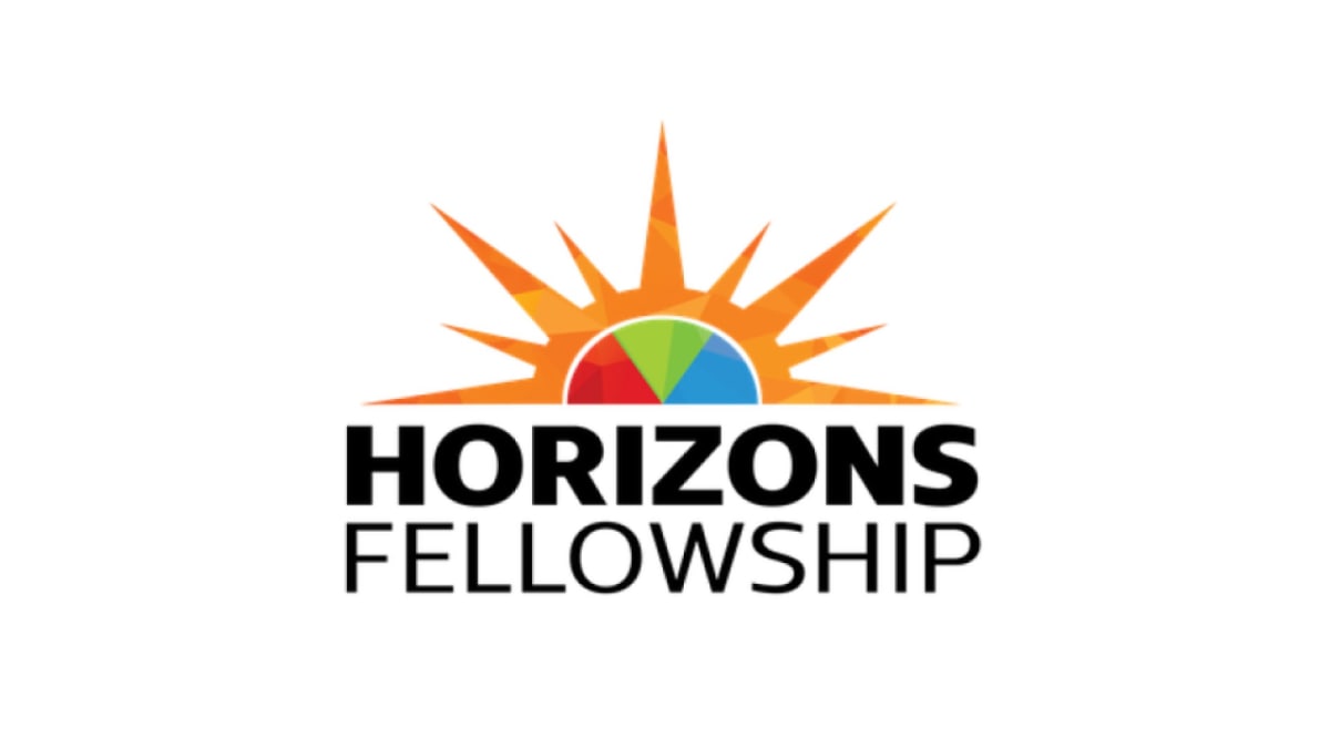 The logo of the GAMA Horizons Fellowship program on a white background