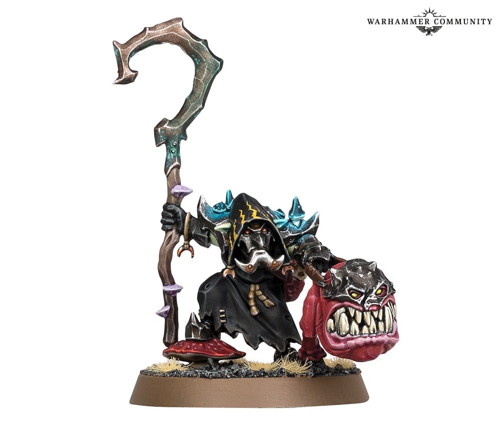 An image of the Gloomspite Gitz Squigboss with Gnasha Squig