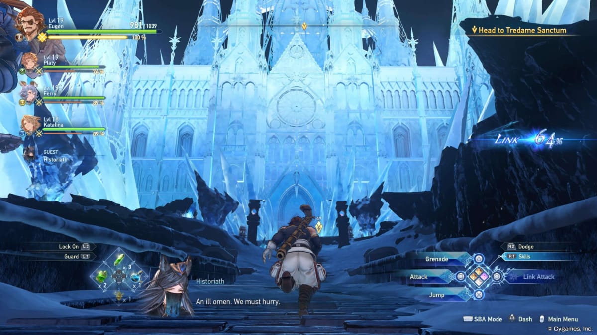 A look at the environments from Granblue Fantasy: Relink.