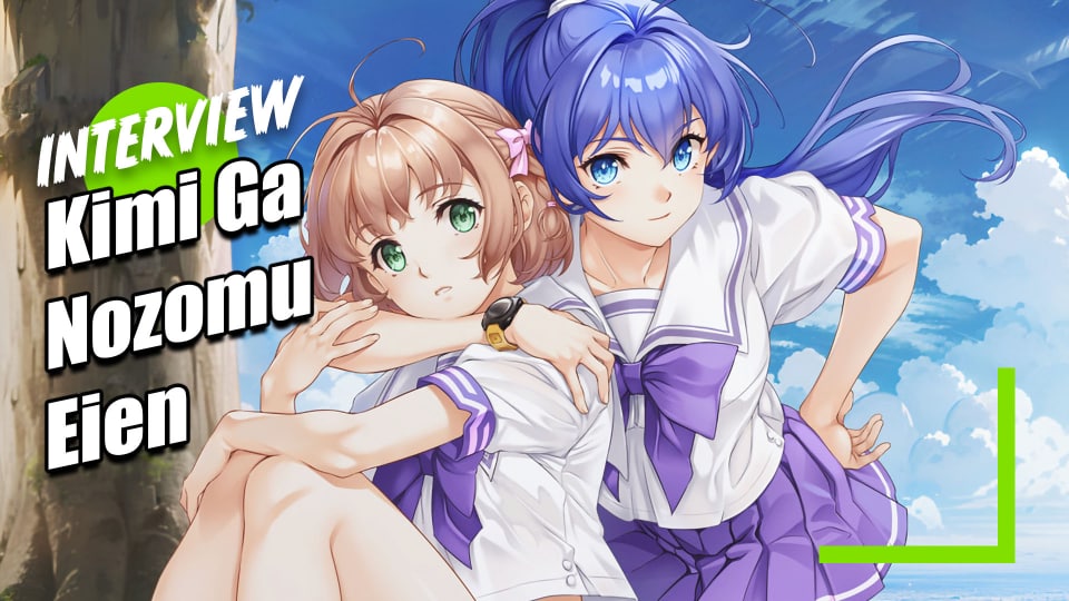 The new cover art of Kimi Ga Nozomu Eien Featuring Mitsuki and Haruka