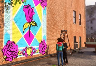 Hailey and Kayla in the Spider-Man 2 side mission Graffiti Trouble 