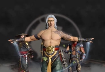 A shot of Fujin and two other characters in the NetherRealm game Mortal Kombat Mobile