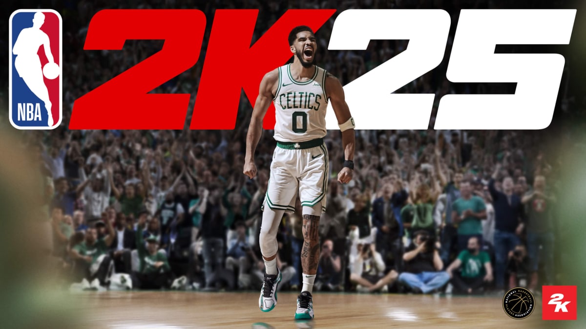 Jayson Tatum on the cover of NBA 2K25