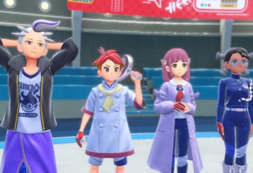 The new Elite Four in the Pokemon Scarlet and Violet Area Zero DLC