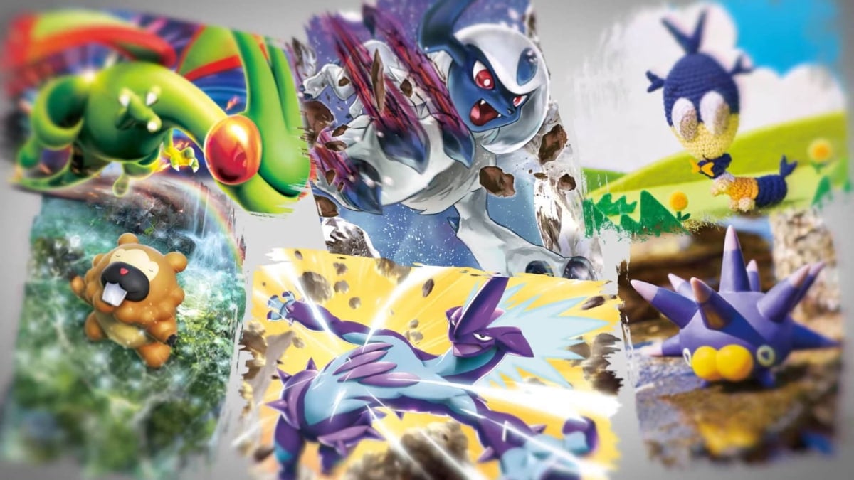 Several Pokemon rendered in different art styles for the Pokemon TCG art contest