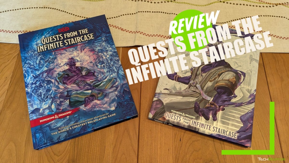 The Standard and Alternate Artwork cover for Quests From The Infinite Staircase