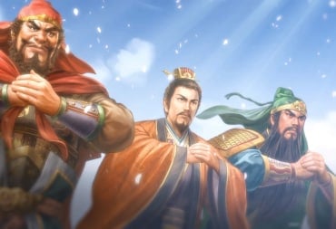 Liu Bei, Guan Yu, and Zhang Fei in Romance of the Three Kingdoms 8 Remake artwork