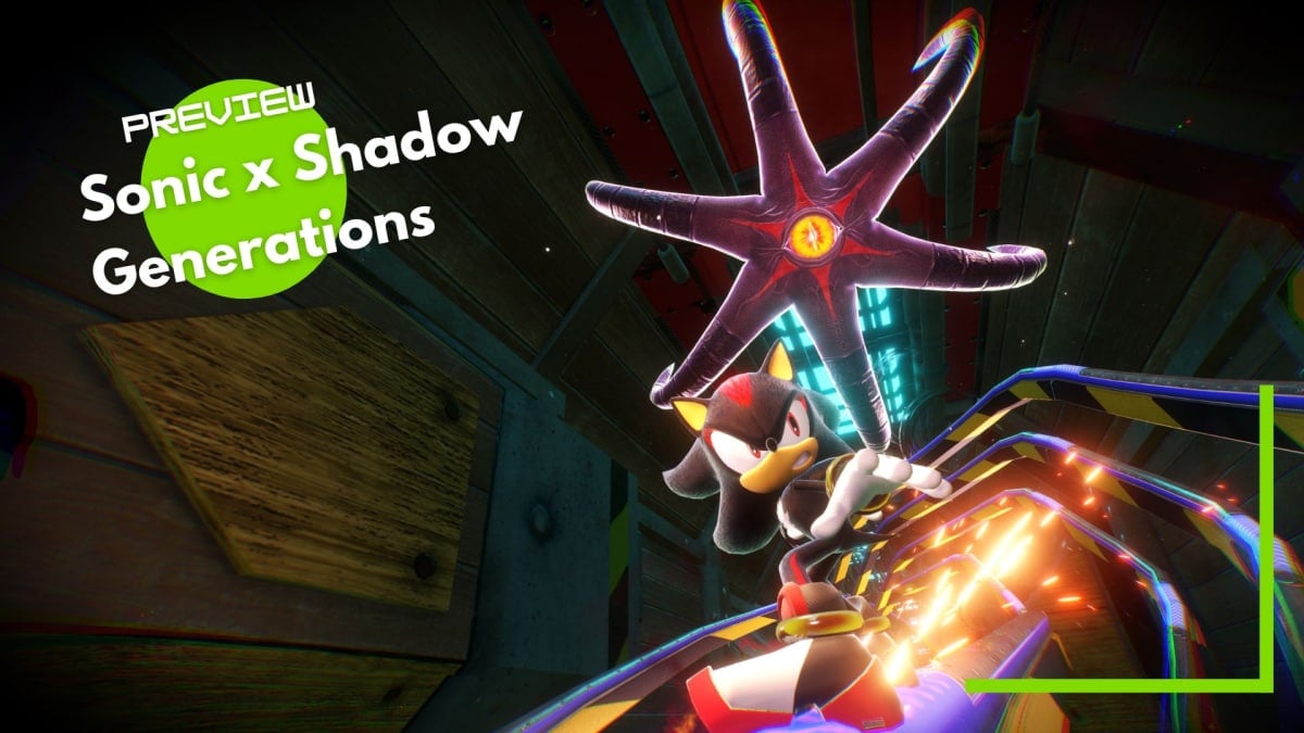 Shadow faces down Doom's Eye in Sonic x Shadow Generations