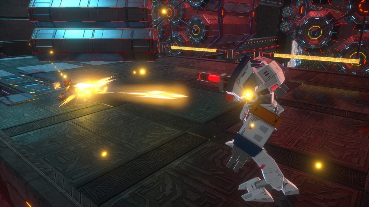 Shadow launches a projectile in Sonic x Shadow Generations