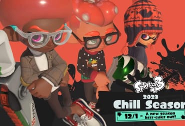 Inklings wearing Splatoon 3's new winter gear as part of Chill Season 2023