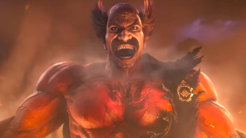 A shot of Heihachi looking maniacal in Tekken 8