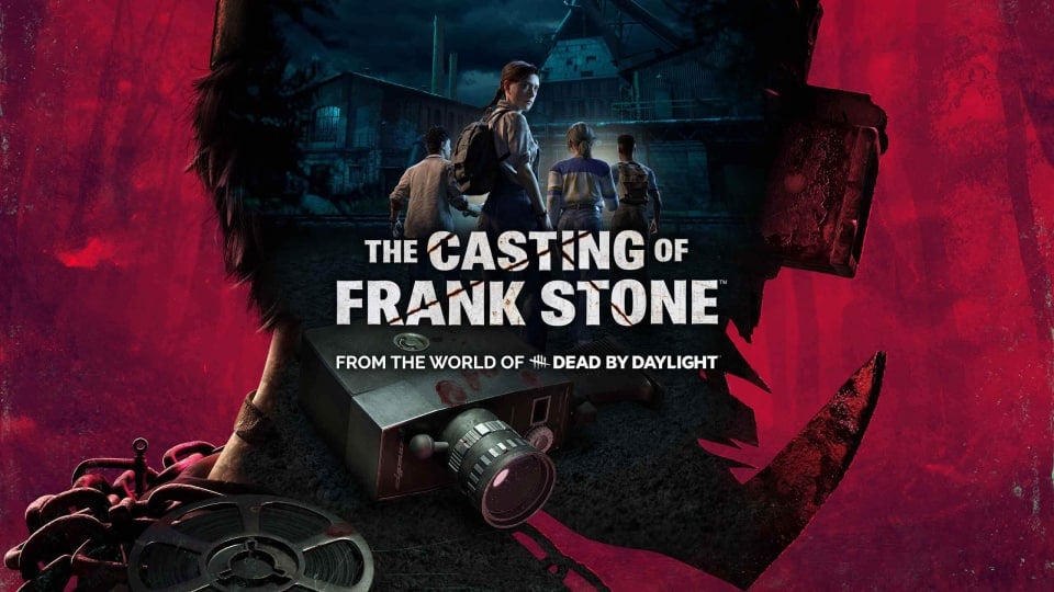 Artwork for The Casting of Frank Stone, depicting its main characters and antagonist