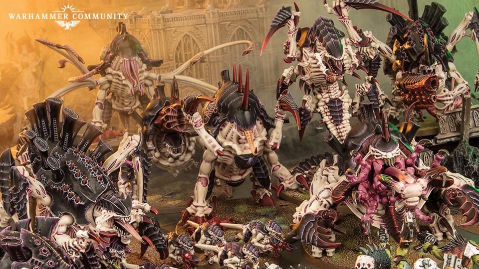 The Warhammer 40K Tyranids Swarm