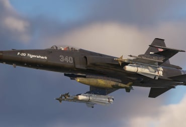 A plane flying in War Thunder