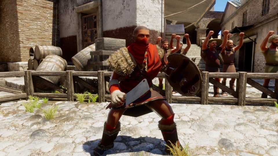 A gladiator in We Who Are About to Die