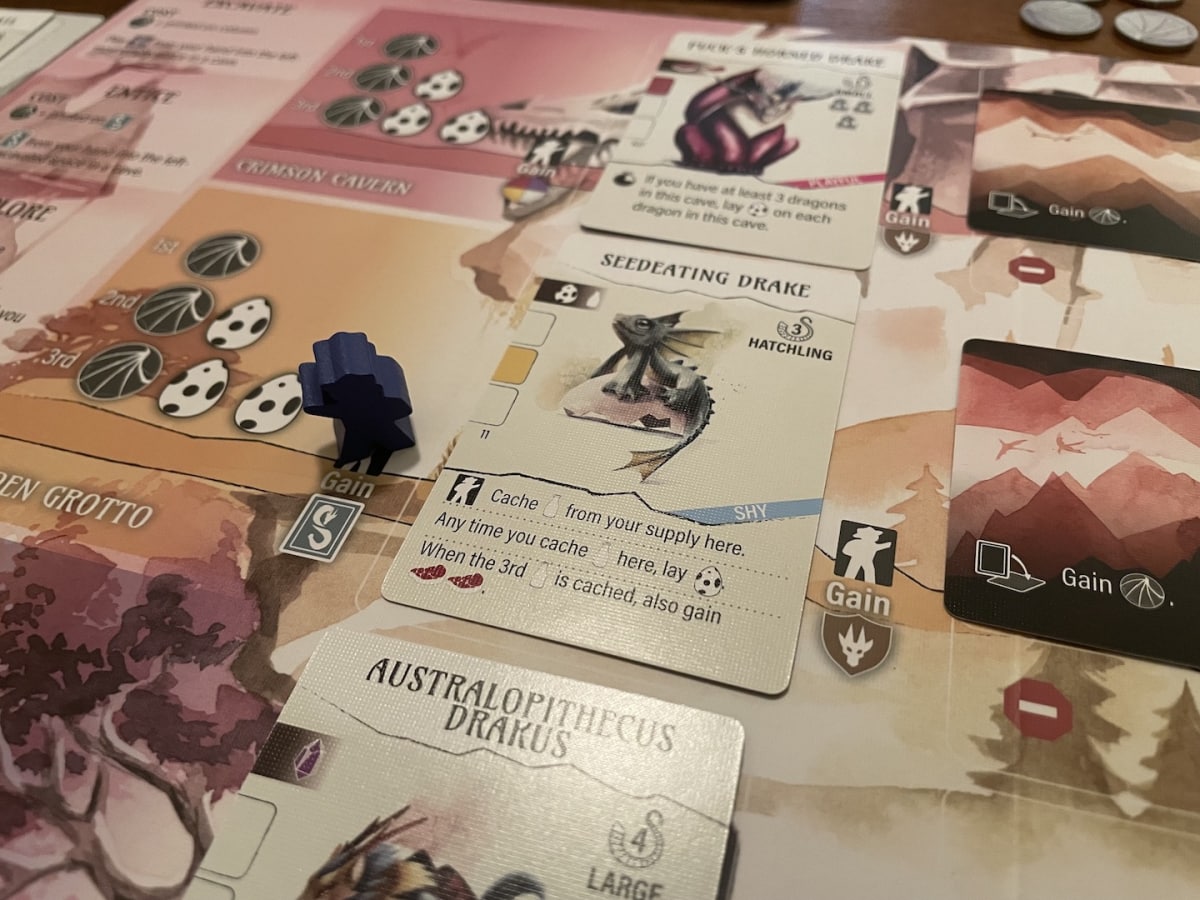 An image from our Wyrmspan Review depicting hatchlings