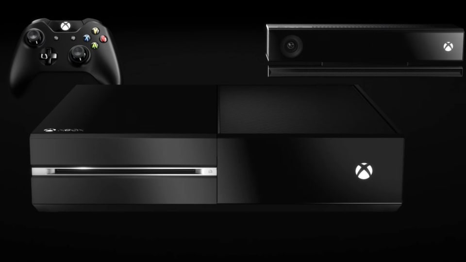 The Xbox One, its controller, and a Kinect unit