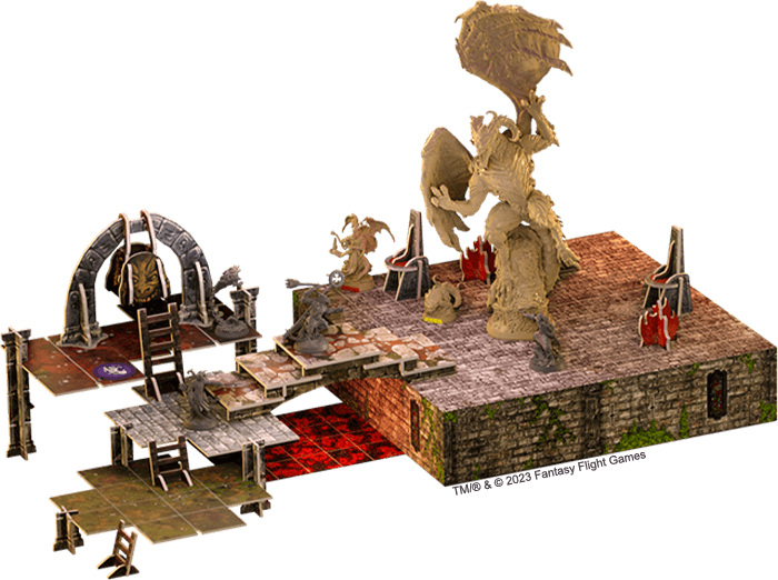 An image of the dragon as part of our Descent Betrayer's War Interview